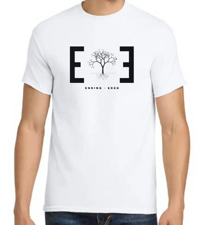 Ending Eden EE tree tee, white